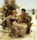 Sir Lawrence Alma-Tadema Courtship the Proposal painting